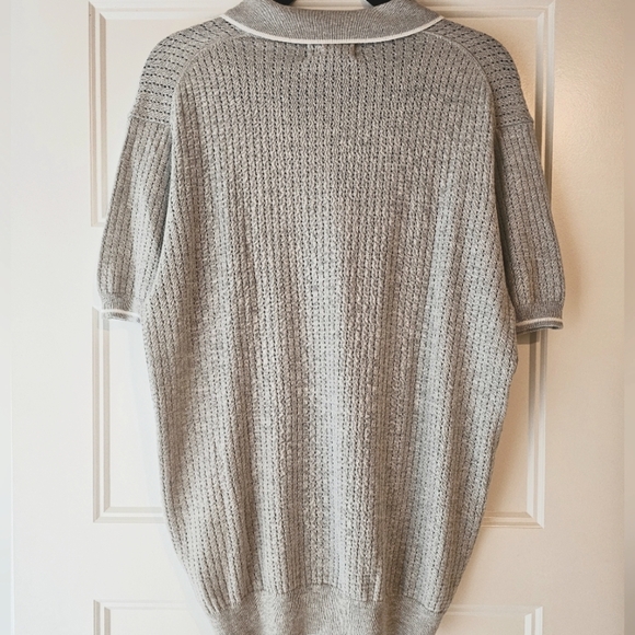 New J. Ferrar JF Short Sleeve Men's Sweater sz medium - Picture 2 of 5